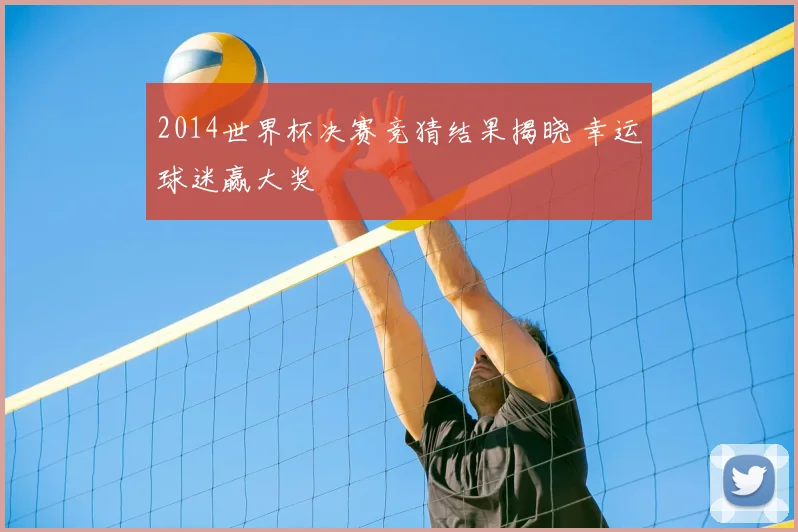 2014世界杯决赛竞猜结果揭晓 幸运球迷赢大奖